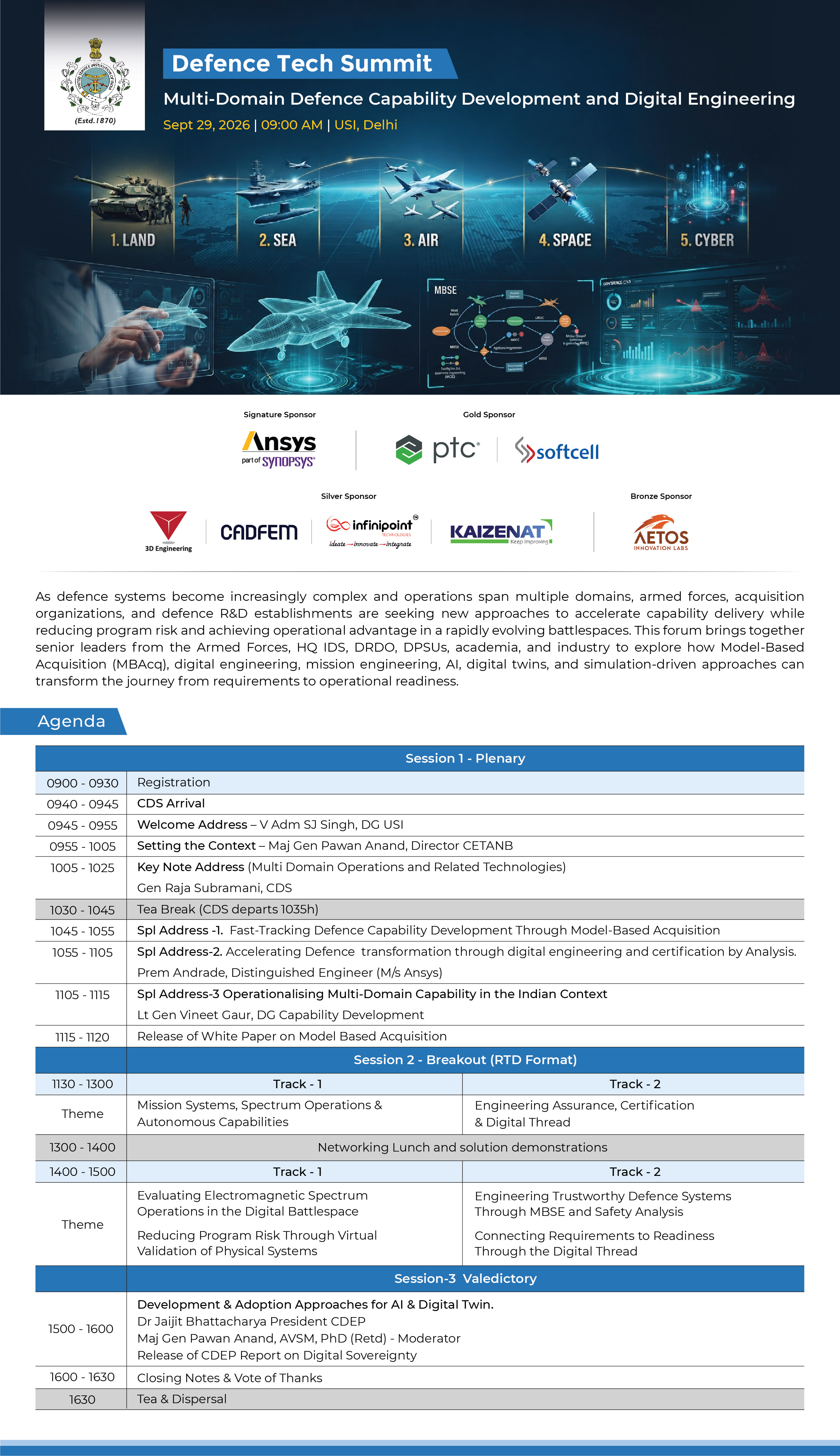 Multi-Domain Defence Capability Development and Digital Engineering